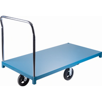 Chariot &agrave; plateforme robuste, 60" lo x 30" la x Capacit&eacute; 2000 lb, Roues en Caoutchouc OCP Construction Supplies