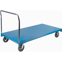Chariot &agrave; plateforme robuste, 72" lo x 36" la x Capacit&eacute; 2000 lb, Roues en Caoutchouc OCP Construction Supplies