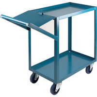 Chariots &agrave; cueillette, 36" h x 18" la x 46" p, 2 Tablettes, Capacit&eacute; 1200 lb OCP Construction Supplies