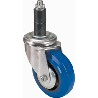 Roulette en caoutchouc &agrave; tige, Pivotant, Diam&egrave;tre 4" (101,6 mm) OCP Construction Supplies