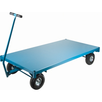 Chariots &agrave; plateforme - Chariots wagon ergonomiques &agrave; plateforme, 36" la x 72" la x Capacit&eacute; 1000 lb OCP Construction Supplies