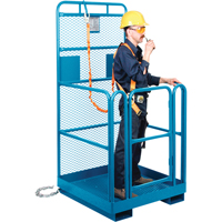 Nacelle &eacute;l&eacute;vatrice pour travail en hauteur, 36" x 36" x 72" h, Capacit&eacute; de 1000 lb, Acier OCP Construction Supplies