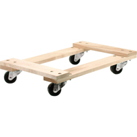 Chariots en Bois Franc - usage moyen, Roues en Polyol&eacute;fine, Capacit&eacute; de 900 lb, 18" la x 30" p x 7" h OCP Construction Supplies