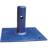 Accessoires pour &eacute;chafaudage - Plaque &agrave; base fixe, Plaque &agrave; base, 6" la x 6" h OCP Construction Supplies