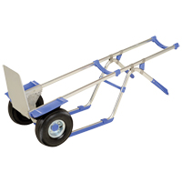 Ergonomic Hand Truck, Combination Handle, Aluminum, 52" Height, 350 lbs. Capacity OCP Construction Supplies