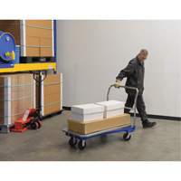 Platform Cart, 48" L x 24" W, 1500 lbs. Capacity, Mold-on Rubber Casters OCP Construction Supplies