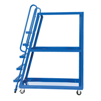 Stock Picking Cart, Steel, 21-7/8" W x 56-1/8" D, 3 Shelves, 1000 lbs. Capacity OCP Construction Supplies
