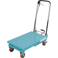 Heavy-Duty Hydraulic Scissor Lift Table, 27-1/2" L x 17-3/4" W, Steel, 330 lbs. Capacity OCP Construction Supplies