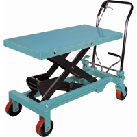 Heavy-Duty Hydraulic Scissor Lift Table, 39-3/8" L x 20-1/8" W, Steel, 1650 lbs. Capacity OCP Construction Supplies