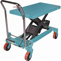 Heavy-Duty Hydraulic Scissor Lift Table, 39-3/8" L x 20-1/8" W, Steel, 1650 lbs. Capacity OCP Construction Supplies