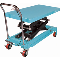 Table &eacute;l&eacute;vatrice robuste &agrave; ciseaux hydraulique, 48" lo x 24" la, Acier, Capacit&eacute; 1545 lb OCP Construction Supplies