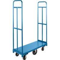 Chariot &agrave; plateforme U-Boat, 48" lo x 18" la x Capacit&eacute; 1500 lb, Roues en Caoutchouc OCP Construction Supplies