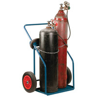Chariots pour bouteilles de gaz, Roues Caoutchouc, Base de , 1000 lb OCP Construction Supplies