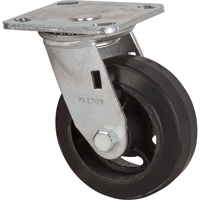 Mold-on Caster, Swivel, 5" (127 mm), Rubber, 440 lbs. (199 kg.) OCP Construction Supplies