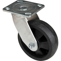 Roulettes haute temp&eacute;rature, Pivotant, 6" (152,4 mm), Nylon, 880 lb (399 kg) OCP Construction Supplies