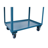 Chariots de service &agrave; bordure profonde, 2 Tiers, 24" la x 47" h x 36" p, Capacit&eacute; 1200 lb OCP Construction Supplies