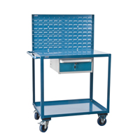 Chariots de service mobiles, 2 Tiers, 24" la x 57" h x 40" p, Capacit&eacute; 1200 lb OCP Construction Supplies