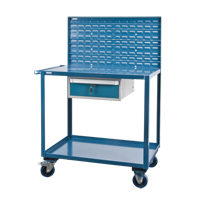 Chariots de service mobiles, 2 Tiers, 24" la x 57" h x 40" p, Capacit&eacute; 1200 lb OCP Construction Supplies