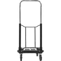 Fold-Up Platform Truck, Stainless Steel, 300 lbs., 28" L x 16" W, 33-1/2" High OCP Construction Supplies