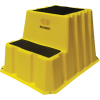 Escabeaux emboîtables industriels, 2 marches, 32-3/4" x 25-3/4" x Hauteur 20-1/2" OCP Construction Supplies
