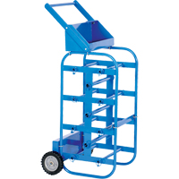 Chariot portatif pour mat&eacute;riaux bobin&eacute;s, Acier, 11 Montants, 19-1/2" la x 43-1/4" h x 17-1/2" p, Capacit&eacute; de 150 lb OCP Construction Supplies