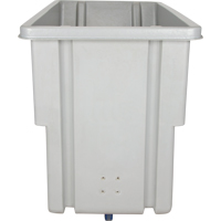 Chariot basculeur en acier, Poly&eacute;thyl&egrave;ne, 0,625 vg³, Capacit&eacute; de charge de 500 lb OCP Construction Supplies