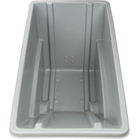 Chariot basculeur en acier, Poly&eacute;thyl&egrave;ne, 0,625 vg³, Capacit&eacute; de charge de 500 lb OCP Construction Supplies