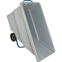 Chariot basculeur en acier, Poly&eacute;thyl&egrave;ne, 0,625 vg³, Capacit&eacute; de charge de 850 lb OCP Construction Supplies