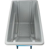 Chariot basculeur en acier, Poly&eacute;thyl&egrave;ne, 0,625 vg³, Capacit&eacute; de charge de 850 lb OCP Construction Supplies