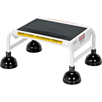 Stop-Step Ladders, 1 Steps, 16" Step Width, 9-9/16" Platform Height, Steel OCP Construction Supplies