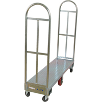 U-Boat Platform Truck, 60" L x 16" W, 1750 lbs. Capacity, Polyurethane Casters OCP Construction Supplies