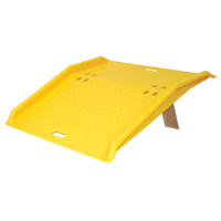 Portable Poly Hand Truck Dock Plate, 750 lbs. Load Capacity, 36" L x 35" W x 5" H OCP Construction Supplies