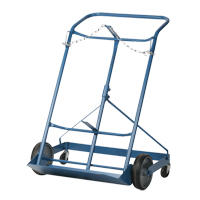 Professional Double Gas Cylinder Truck CC-2, Mold-on Rubber Wheels, 16-7/8" W x 7-1/4" L Base, 500 lbs. OCP Construction Supplies