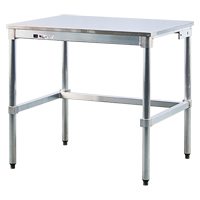 &eacute;tabli avec dessus en acier inoxydable OCP Construction Supplies