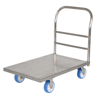 Platform Truck, 36" L x 24" W, 2000 lbs. Capacity, Polyurethane Casters OCP Construction Supplies