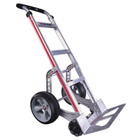 Self-Stabilizing Hand Truck, Continuous Handle, Aluminum, 55'' Height, 500 lbs. Capacity OCP Construction Supplies