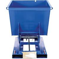Self-Dumping Hopper, Steel, 1/2 cu.yd., Blue OCP Construction Supplies