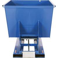 Self-Dumping Hopper, Steel, 1-1/2 cu.yd., Blue OCP Construction Supplies