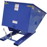 Self-Dumping Hopper, Steel, 2 cu.yd., Blue OCP Construction Supplies