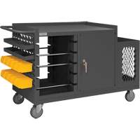 Chariot pour bobines de fil et de maintenance, Acier, 5 Montants, 54-1/16" la x 35" h x 24" p, Capacit&eacute; de 1200 lb OCP Construction Supplies