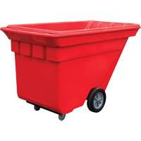 Chariot basculeur Techtruck, Poly&eacute;thyl&egrave;ne, 5/8 vg³, Capacit&eacute; de charge de 1000 lb OCP Construction Supplies