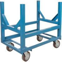 Chariot &agrave; berceaux pour tuyaux et barres, 24" lo x 24" la x 34" h, Capacit&eacute; de 2500 lb, Roue Polyur&eacute;thane OCP Construction Supplies