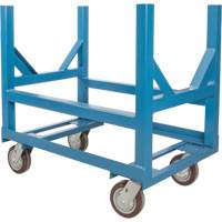 Chariot &agrave; berceaux pour tuyaux et barres, 24" lo x 24" la x 34" h, Capacit&eacute; de 2500 lb, Roue Polyur&eacute;thane OCP Construction Supplies