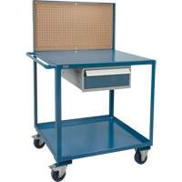 Chariot de service mobile, 2 Tiers, 24" la x 57" h x 40" p, Capacit&eacute; 1200 lb OCP Construction Supplies