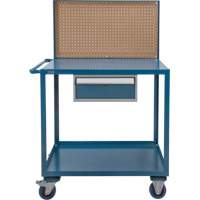 Chariot de service mobile, 2 Tiers, 24" la x 57" h x 40" p, Capacit&eacute; 1200 lb OCP Construction Supplies