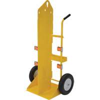 Welding Cylinder Torch Cart, Foam-Filled Wheels, 23-13/16" W x 22-13/16" L Base, 500 lbs. OCP Construction Supplies