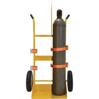 Welding Cylinder Torch Cart, Foam-Filled Wheels, 23-13/16" W x 22-13/16" L Base, 500 lbs. OCP Construction Supplies