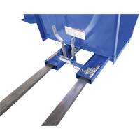 Open Sided Hopper, Steel, 1 cu.yd., Blue OCP Construction Supplies