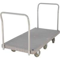 Heavy Duty Plastic Platform Truck, 60" L x 30" W, 3000 lbs. Cap., Polyurethane Wheels OCP Construction Supplies