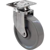 2309 Caster, Swivel, 5" (127 mm), Envirothane Grey, 350 lbs. (158.8 kg.) OCP Construction Supplies
